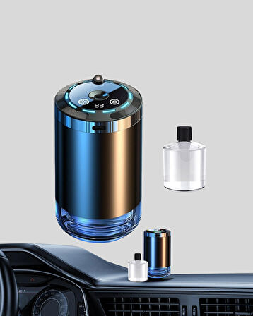 Aromaterapili Araç İçi Difüzör USB Bağlantılı ve Yıldız Işıklı