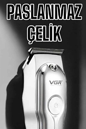 Tıraş Makinesi Güçlü Motor Şarjlı Uzun Pil Ömürlü