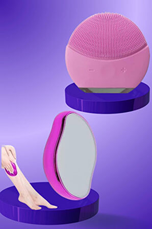 Crystal Eraser Epilasyon Aleti ve Titreşimli Yüz Temizleme Masaj Aleti