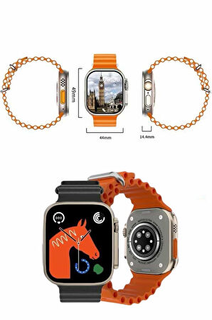 Yeni Nesil Bluetooth Bağlantılı Akıllı Saat Sosyal Medya Girişli Uyku Takibi