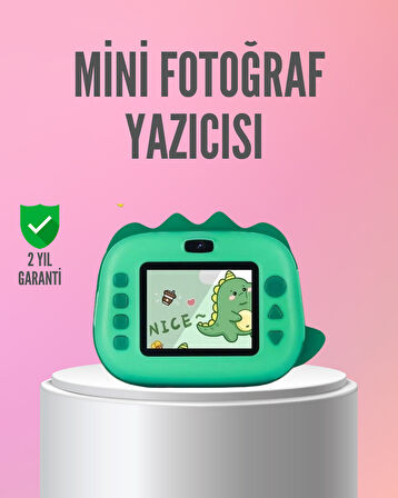 Anında Baskı Özellikli GCH62 Çift Lensli Dijital Kamera