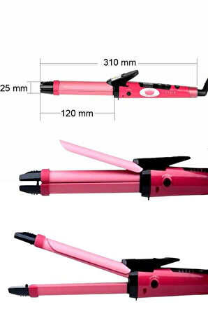 Saç Şekillendirici Düzleştirici ve Maşa Özellikli Şekillendirici Seramik Kapl