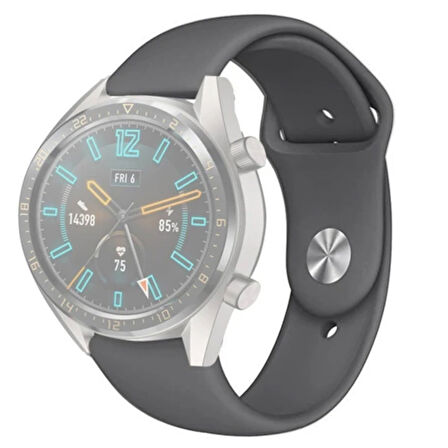 22MM Silikon Kayış Kordon Gear S3 Watch 4 -GT2 GT2E 46MM KayışKordon Watch Activ