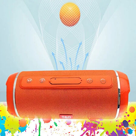 T&amp;G TG116 Su Geçirmez Kablosuz Wireless Bluetooth 5.0 Hoparlör Speaker-(5775)