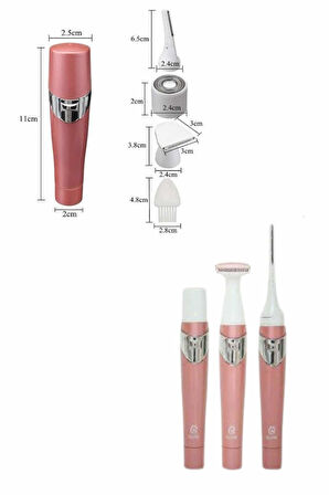 Tüm Cilt Tipleri Için 3 Başlıklı Yüz Çene Kıl Tüy Alma Tüm Cilt Tiplerine 