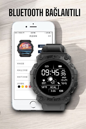 Unisex Tasarımıyla Klasik ve Spor Kombinlere Uygun Akıllı Saat