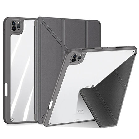 Dux Ducis iPad Pro 11 2022/2021/2020/2018 Kılıf Magi Series Kalem Tutuculu Uyku Mo