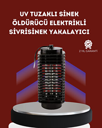 Uzun Ömürlü Elektrikli Sivrisinek Katili – Sessiz Çalışma Güçlü Performan