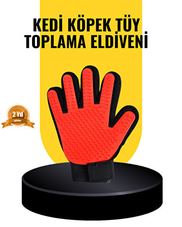 Kedi ve Köpekler İçin Tüy Toplama Eldiveni – Yumuşak Silikonlu Masaj Eldiveni