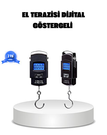 Dijital El Kantarı – 50 Kg Taşıma Kapasiteli Taşınabilir Hassas Tartı