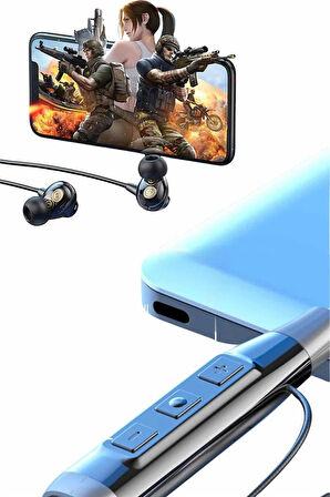 120 Saat Bluetooth Kulaklık Kablolu Boyun Askılı SD Kart Girişli ANC Özellikli