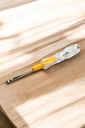 Çift Taraflı Elektrik Kontrol Kalemi Şeffaf Tornavida