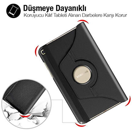 SM Galaxy Tab A 10.0 (P580-P585) 360 Derece Döner Standlı Kılıf-(5775)