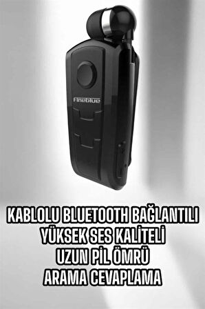 Tüm Telefonlara Uyumlu Mikrofonlu Titreşimli Makaralı Bluetooth Kulakiçi Kulakl?