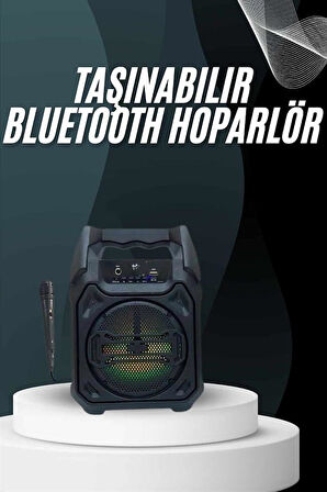 Yeni Nesil Bluetooth Hoparlör USB TF Kart Girişli Çoklu Bağlantı