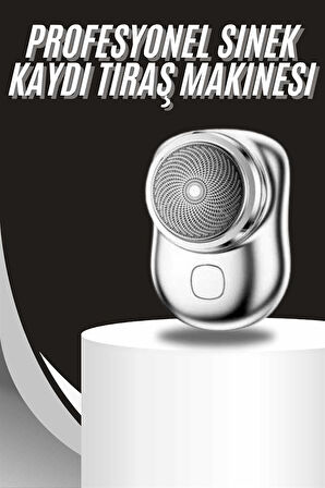 Kablosuz Tıraş Makinesi Günlük Hızlı Taşınabilir Şarjlı Yuvarlak Paslanmaz