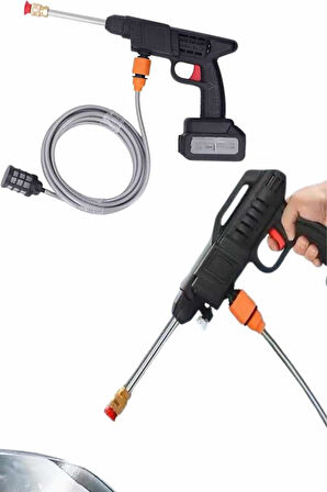 Akülü Oto Araç Yıkama Yüksek Basınçlı Araba Yıkama Makinesi Şarjlı