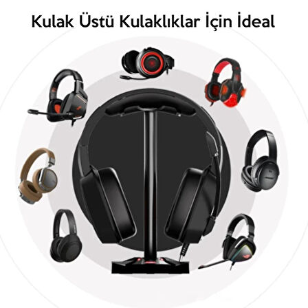 PLEXTONE GP200 Oyuncu Kulaklık Standı - Kulaklık Askısı - Kulaklık Tutacağı-