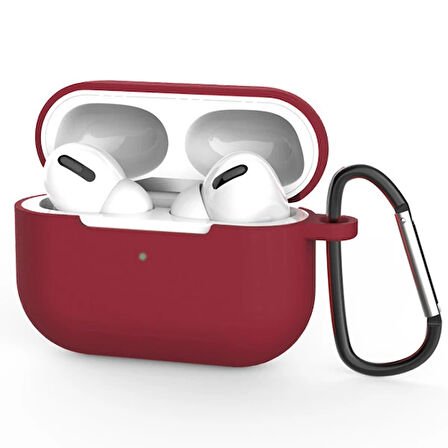 Ally Apple Airpods Pro İnce Slim Silikon Kılıf+Anahtarlık-(5775)