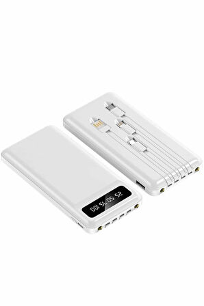 4 Çıkışlı 20.000 Mah Powerbank Uzun Pil Ömürlü Taşınabilir