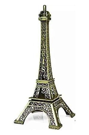Eyfel Kulesi Tasarımlı Kum Saati Kristalleştirilmiş Kum Saati Dekoratif Ahşap G
