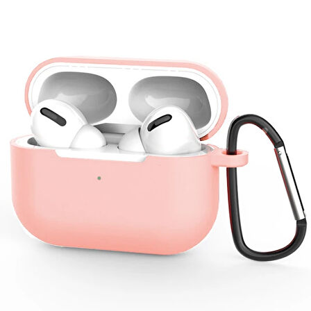 Ally Apple Airpods Pro İnce Slim Silikon Kılıf+Anahtarlık-(5775)