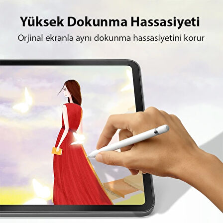 ALLY iPad Mini 6 (2021) ve Mini 7 (2024) Paper Like Film Darbe Emici Pet Ekran Koruy