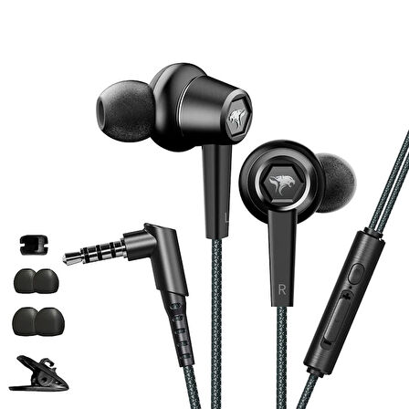 Xmowi VX2 Gaming 3.5MM Kulak İçi Mikrofonlu Oyuncu Kulaklığı Gurultu Engelleyic