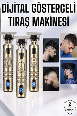 Tıraş Makinesi Çizik Tıraş Paslanmaz Çelik Uzun Ömürlü Şarjlı