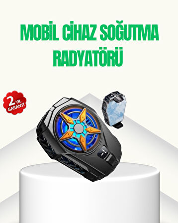 Oyunlar İçin Güçlü Telefon Soğutucu Fan Dijital Ekranlı