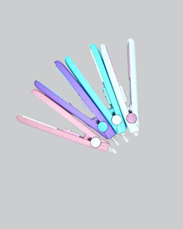 Mini Seramik Saç Düzleştirici – Kompakt Boy 180°C Hızlı Isınma Seyahat Tipi