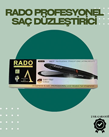 Rado RD-446 – Titanyum Seramik 2.5 Metre Kablo Hızlı Isınan Saç Düzleştirici
