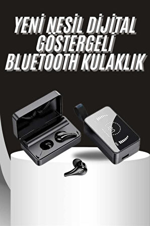 TWS Bluetooth Kulaklık Aynalı Kulaklık Dijital Göstergeli Dokunmatik Kontrol