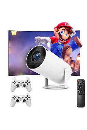 Taşınabilir Android Projeksiyon Ayaklı Çift Kollu 4K Çözünürlüklü Sinema P