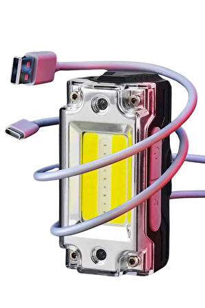 Sensörlü Kamp Lambası Ayarlanabilir Kafa Lambası Kafa Bantlı