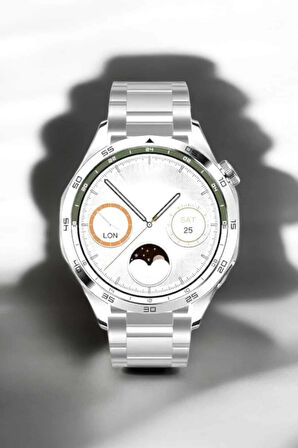 Akıllı Saat Titreşimli Amoled Ekran Uyku ve Sağlık Takibi Sesli Görüşme