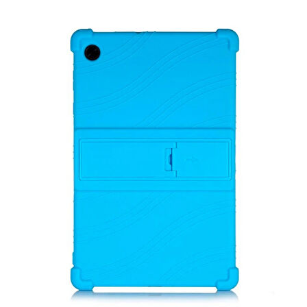 Ally SM Galaxy Tab A8 2021 10.5 (X200/X205) Kılıf Standlı Silikon Kılıf-(5775)