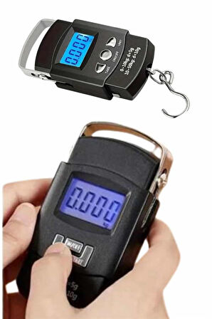 El Kantarı Dijital El Terazisi 50 Kg Kapasiteli LCD Ekranlı