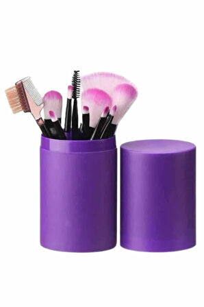 12 Parça Profesyonel Makyaj Fırçası Far Fırçası Allık Fırçası Yumuşak K?