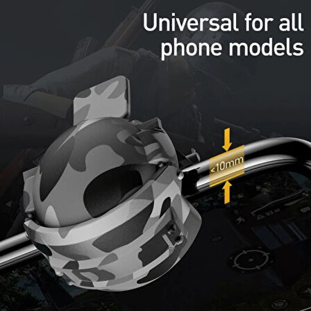 Baseus Gamo GA03 Gamepad Oyun Ateşleyici Tetik/ Level 3 Helmet PUBG Gadget-(5775)