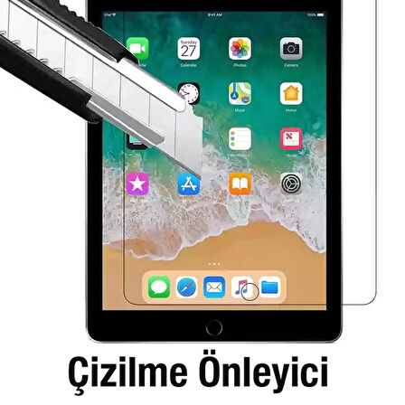 ALLY iPad 9.7 Tempered Kırılmaz Cam Ekran Koruyucu-(5775)