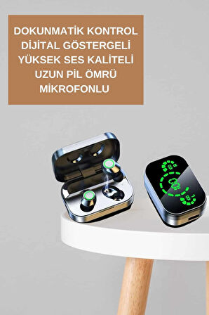 Dokunmatik Akıllı Saat Yeni Nesil Kulaklık Kampanyası Bluetooth Bağlantılı AN