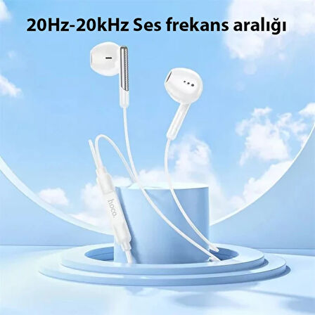 HOCO M123 Kulakiçi Mikrofonlu Kablolu Type-C Kulaklık-(5775)