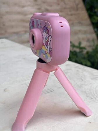 Ayaklı Mini Fotoğraf Makinesi Çocuk Için Eğitici Video Kamera (Kopya)