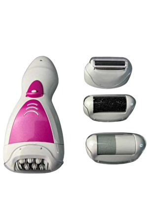 4 Başlıklı Bakım Cihazı Epilatör Tüy Alma Makinesi Topuk Törpüsü