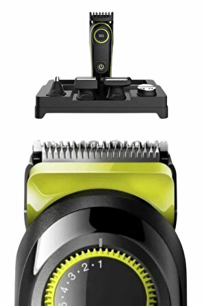 Saç Sakal Şekillendirici Tıraş Makinesi 5 Başlıklı Paslanmaz Çelik Bıçakl?