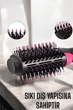 1200 Watt Gücünde Negatif İyon Teknolojili 3 Isı Kademeli Fön Tarağı