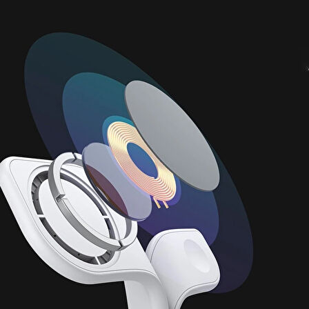 Ally 5in1 iPhone 15-14-13-12 Apple Watch Tutucu Kablosuz Şarj İstasyonu Hızlı Ş