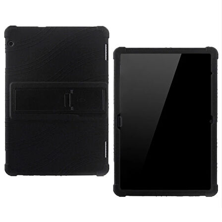 Huawei Mediapad T510 Standlı Silikon Kılıf-(5775)