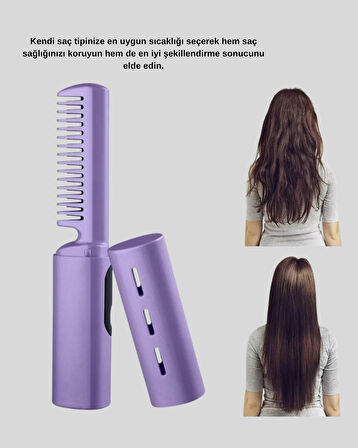 Profesyonel Saç Düzleştirici – Saç Tipine Göre Ayarlanabilir Sıcaklık ve Ko